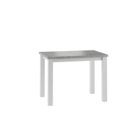 FURNITEX - MONTE Stół | 100x70x75 | Beton | Podstawa biała