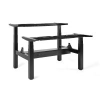 UNIQUE MEBLE - FIGHTER DOUBLE DESK Stelaż 2-osobowy | Regulacja Elektryczna