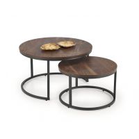 HALMAR - JAVA Ława | Zestaw | orzechowy