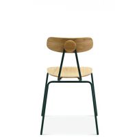 FAMEG - SKOOL Krzesło AM-2121 | buk | siedzisko twarde