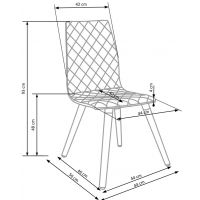 HALMAR - Krzesło K282 popietaty