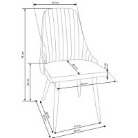 HALMAR - Krzesło K285 beżowy