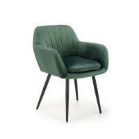 HALMAR - K429 Krzesło | Ciemny zielony