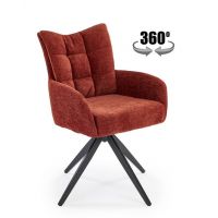 HALMAR - K540 Krzesło | Obrót siedziska | Cynamonowy | DOSTĘPNE OD RĘKI