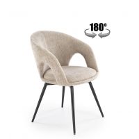 HALMAR - K550 Krzesło | Obrót siedziska | beżowy | 2 sztuki | DOSTĘPNE OD RĘKI