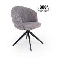 HALMAR - K604 Krzesło | Obrót siedziska | Popielaty | DOSTĘPNE OD RĘKI