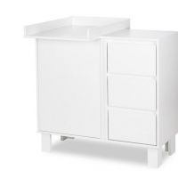 KLUPŚ - OLIVIA Nakładka na komodę | Biel