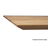 ORTUS - ROMANO Jesion Stół nierozkładany | Krawędź ścięta | Grubość blatu 4 cm