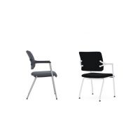 NOWY STYL - 2ME Krzesło konferencyjne W 4L ARM BL GBP | Wersja biała W | Na 4 nogach Aranżacja