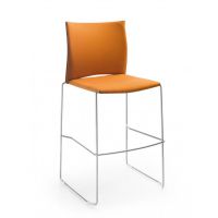 PROFIM - ARIZ Krzesło barowe 570CV | Siedzisko i oparcie tapicerowane