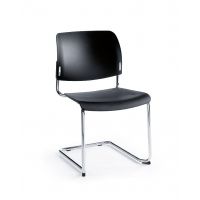 PROFIM - BIT Krzesło konferencyjne 550V | Siedzisko i oparcie plastikowe | Na płozie