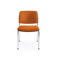 PROFIM - BIT Krzesło konferencyjne 570H | Tapicerowane nakładki na siedzisko i oparcie | Na 4 nogach