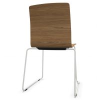 PROFIM - COM Krzesło konferencyjne K12V | Kubełek ze sklejki | Na płozie V