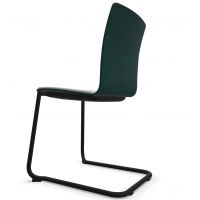 PROFIM - COM Krzesło Konferencyjne K32V1 | Kubełek ze sklejki | Tapicerowane nakładki na siedzisko i oparcie | Stelaż V1