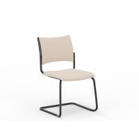 NOWY STYL - INTRATA VISITOR Krzesło konferencyjne V-31 CFBL-NA | Oparcie tapicerowane | Na płozie