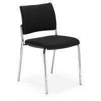 NOWY STYL - INTRATA VISITOR Krzesło konferencyjne V-31 FLBL-NA | Oparcie tapicerowane | na 4 nogach