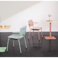 PROFIM - NORMO Krzesło Konferencyjne 500H | na 4 nogach | Konstrukcja - 100% pochodzenia z recyklingu Aranżacja