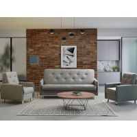 Mars Meble - LORETTO ZESTAW WYPOCZYNKOWY 3+1+1 z funkcją i pojemnikiem | PROMOCJA