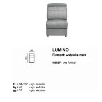 Meblomak - LUMINO WMBF element wstawka mała bez funkcji