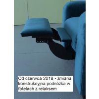 Bydgoskie Meble - Malachit 1RF ele Fotel z funkcją relax elektryczny | SANTANA