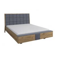 MEBIN - ETNA Łóżko 180 | zagłówek wysoki