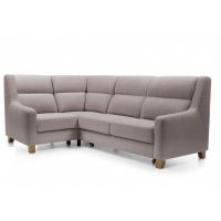 Bydgoskie Meble - WAY Narożnik 2,5F-E-1,5SK // 1,5SK-E-2,5F narożnik z funkcją spania i pojemnikiem na pościel | CASTEL