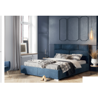 Forte - NELLUR Łóżko tapicerowane 160x200