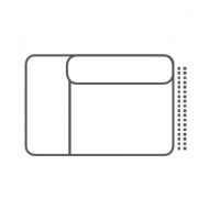 FENIKS MEBLE - COMPASS Otomana mała OTML lewa | Z pojemnikiem