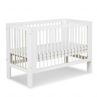 KLUPŚ - OLIVIA Łóżeczko dziecięce 120×60 Biel