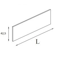 AMS Meble Biurowe - Przegroda do biurka PP3 | Panel Płytowy | L=160 cm