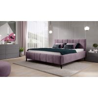 WERSAL - RIVA Łóżko 160x200 z pojemnikiem | stelaż drewniany