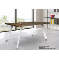 ORTUS - ROMANO Jesion Stół z dostawkami | Głębokość 90 | Krawędź naturalna | Grubość blatu 4 cm