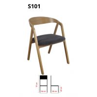 STOLMEB - Krzesło S101 | drewno dębowe