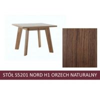 Bydgoskie Meble - PROMOCJA Stół S5201 NORD stół rozkładany H1 (Orzech naturalny) - DOSTĘPNE OD RĘKI