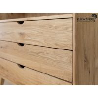 KATMANDU MEBLE - SIMONA Komoda 3S Dębowa | PRHSIM02