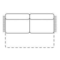 FENIKS MEBLE - COMPASS Sofa 3F BB Z funkcją spania | Bez boków