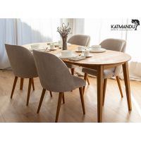 KATMANDU MEBLE - ORBETELLO Stół okragły rozkładany 90-190 | Dąb | KULSR902x50