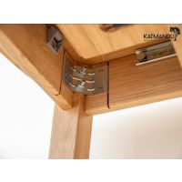 KATMANDU MEBLE - ORBETELLO Stół prostokątny rozkładany 120-165x80 | Dąb | KULSR12045