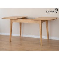 KATMANDU MEBLE - ORBETELLO Stół prostokątny rozkładany 120-165x80 | Dąb | KULSR12045
