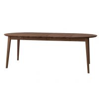 KATMANDU MEBLE - ORBETELLO Stół okragły rozkładany 90-190 | Tabacco | KULSR902x50T