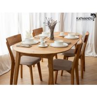 KATMANDU MEBLE - ORBETELLO Stół okragły rozkładany 90-190 | Dąb | KULSR902x50
