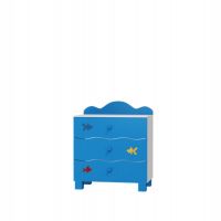 BabyBest - OCEANIK - STATEK Komoda z 3-szufladami KM-ST I