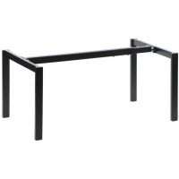 STEMA - Stelaż do stołu lub ławy NY-L04 | Czarny | Rozsuwana belka 80-130 | Wysokość 42 cm