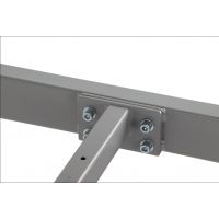 STEMA - Stelaż ramowy z nogą 'O' do biurka lub do stołu NY-131A/80 | 72,5 cm