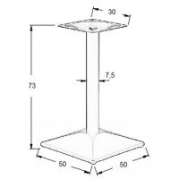 STEMA - Podstawa do stolika SH-4002-8/B | Metalowa | Wysokość 73 cm