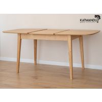 KATMANDU MEBLE - ORBETELLO Stół prostokątny rozkładany 120-165x80 | Dąb | KULSR12045