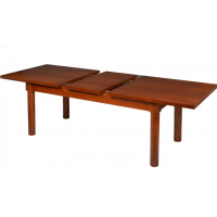 ORTUS - ROYALINE S11 Stół rozkładany | Dąb drewno lite | 165-255x95x78 | SZ wkładka zwykła środkowa