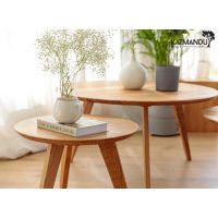 KATMANDU MEBLE - ORBETELLO Ława okragła 50 | Dąb | 3SORB50