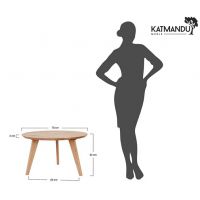 KATMANDU MEBLE - ORBETELLO Ława okragła 70 | Dąb | 3SORB58