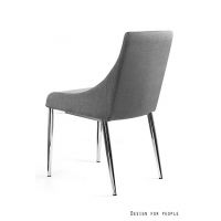 UNIQUE MEBLE - SULTAN Krzesło | Szare | Komplet 6 sztuk | DOSTĘPNY OD RĘKI